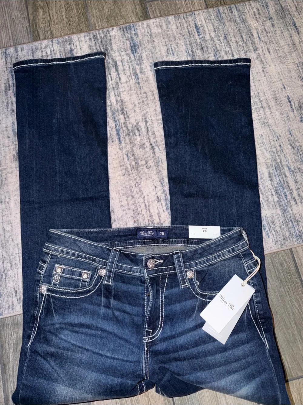 NWT Miss Me Mid Rise Boot Cut Jeans